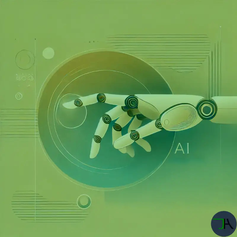 The Future of AI Automation: Unprecedented Growth in the Coming Years. finger of beginner touching on the surface the AI world