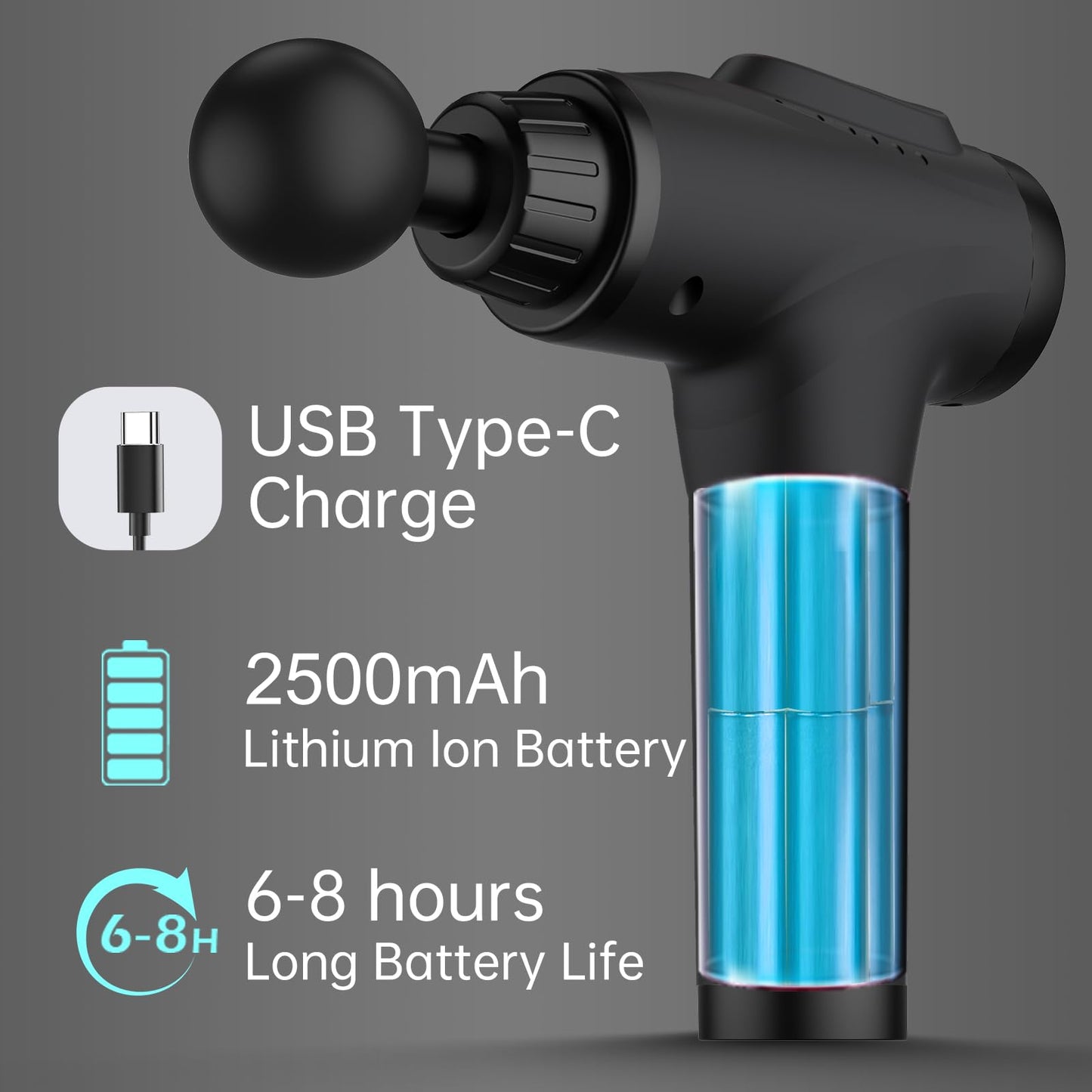 APHERMA Massage Gun, Muscle Massage Gun for Athletes Handheld Electric Deep Tissue Back Massager, Percussion Massage Device for Pain Relief with 30 Speed Levels 9 Heads type cAPHERMA Massage Machine, Muscle Massage Machine for Athletes Handheld Electric Deep Tissue Back Massager, Percussion Massage Device for Pain Relief with 30 Speed Levels 9 Heads type c charge