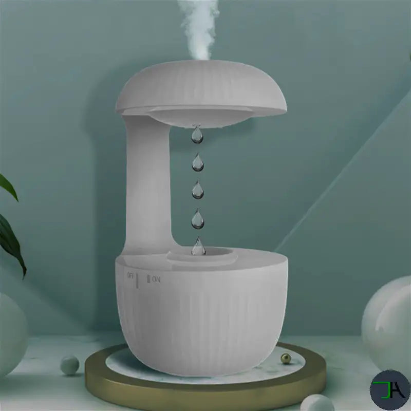 Anti-Gravity Water Droplet Humidifier - Cool Mist Maker for Purified Air and Stress Relief Chikara Houses  display
