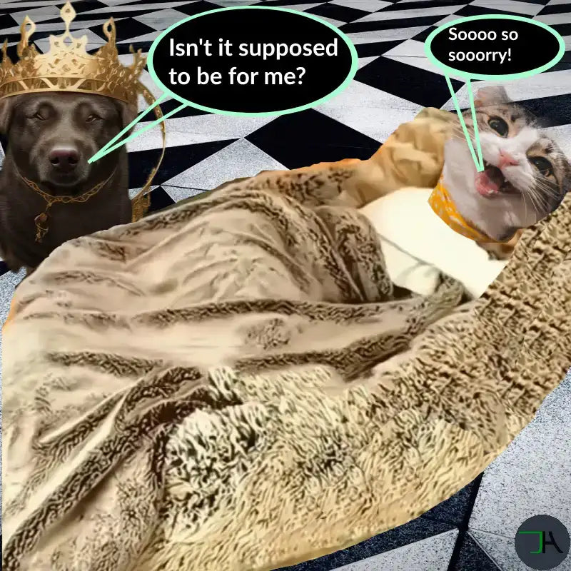 Giant Dog Kennel Super Large - Ultimate Comfort Human Giant Dog Nest funny meme