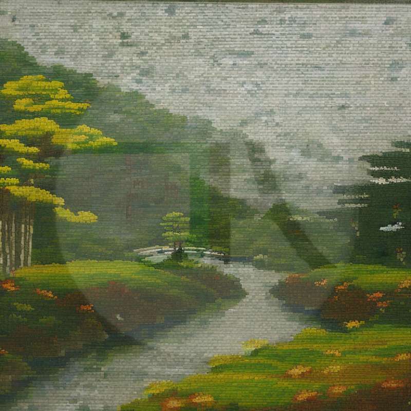 Serene Japanese Metal Wall Art | Tranquil Home Decor Artist Design