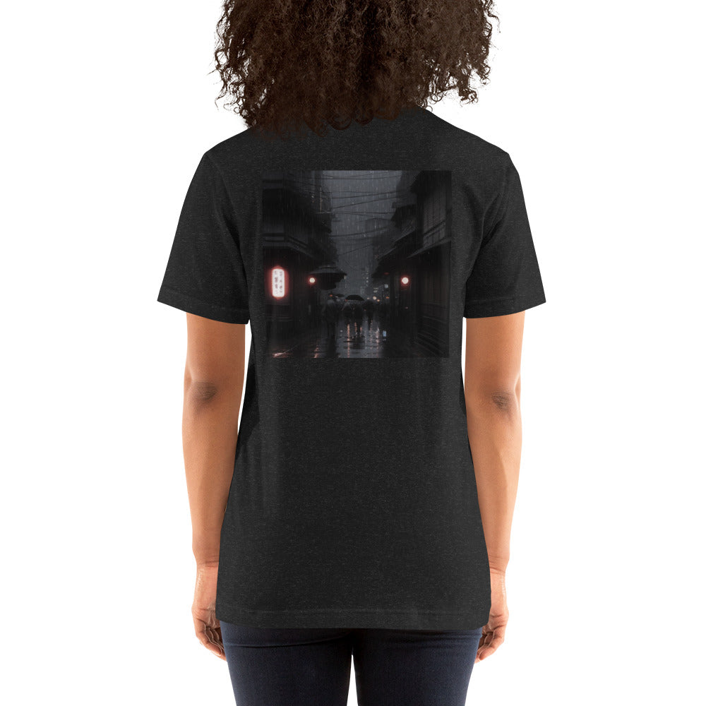 Night Rain Japanese Chikara Unisex t-shirt