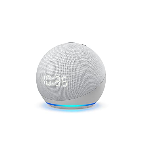 Smart speaker with clock and Alexa