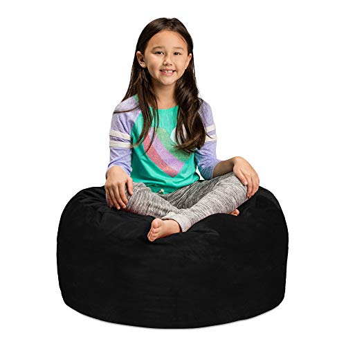 Kids Bean Bag Chair Black