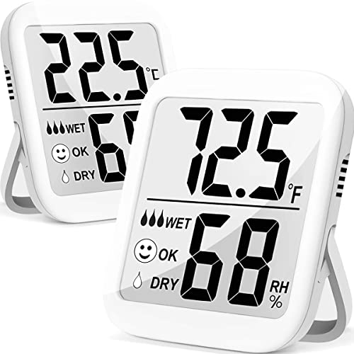 Humidity Gauge Monitor with Dual Sensors Hygrometer