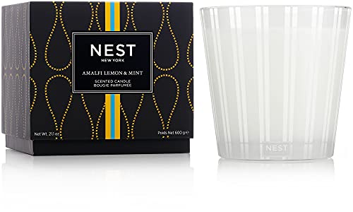 Home Fragrances Amalfi Lemon & Mint Scented 3-Wick Candle