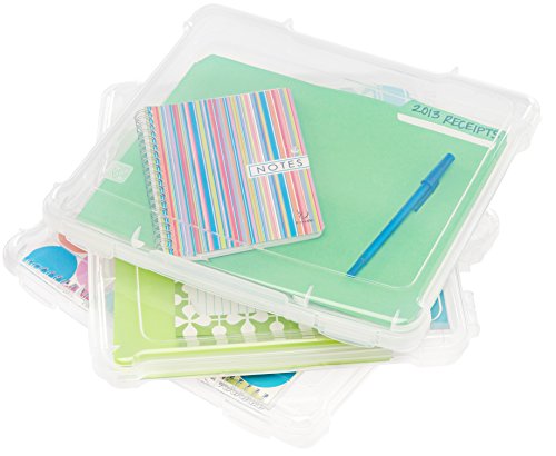 Mallette de projet portable mince, paquet de 10