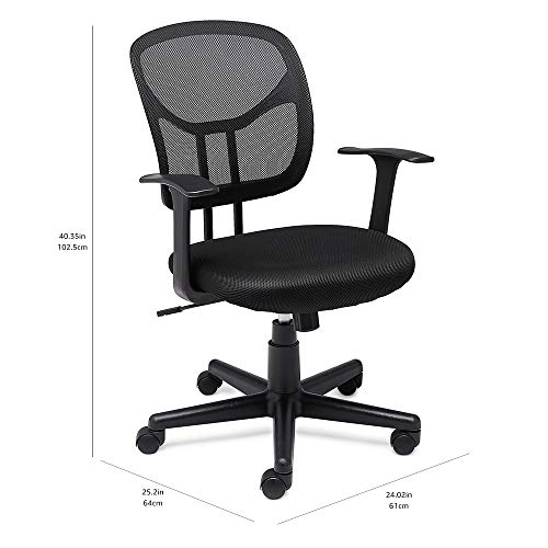 Swivel Office Desk Chair with Armrests