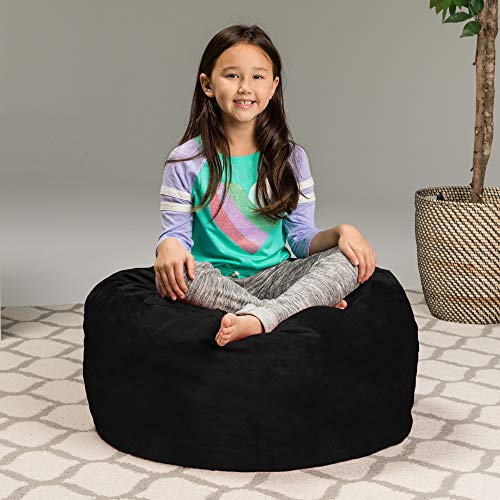 Kids Bean Bag Chair Black