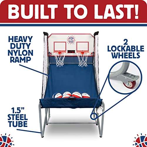 Jeu d'arcade de basket-ball Accueil Dual Shot