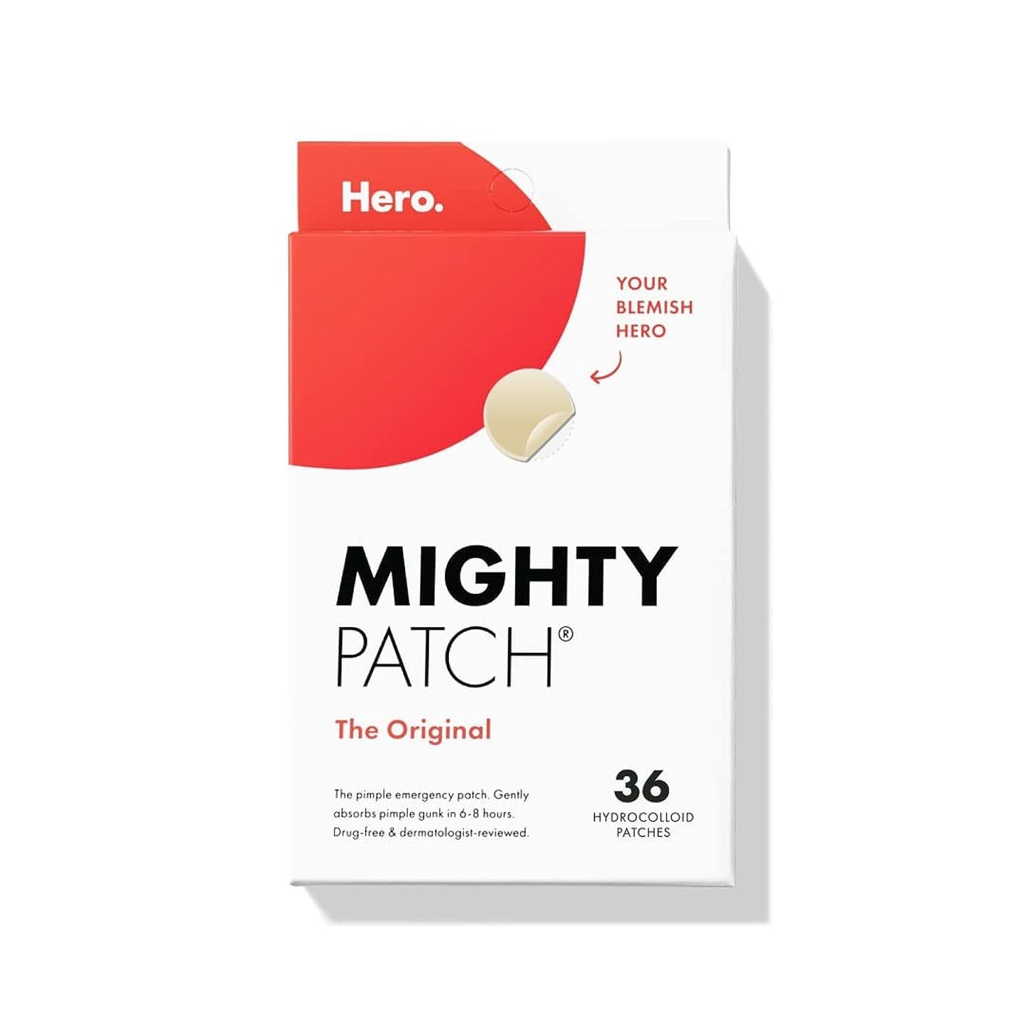 Mighty Patch Original from Hero Cosmetics - Hydrocolloid Acne Pimple Patch