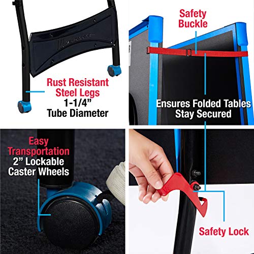 Set de Tennis de Table Sports Noir Bleu