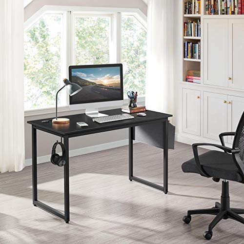 Computer Desk with Storage Bag & Headphone Hook