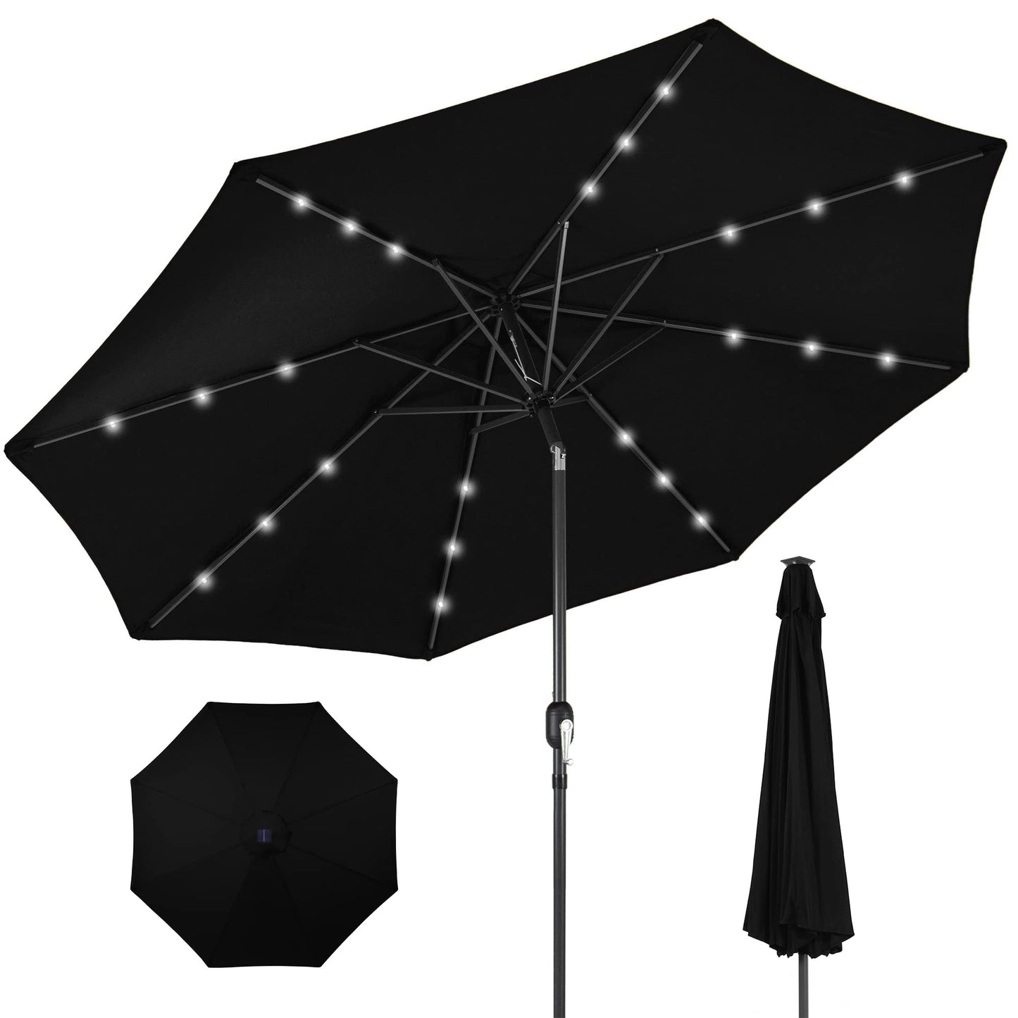 Patio Umbrella Solar Powered LED Lighted