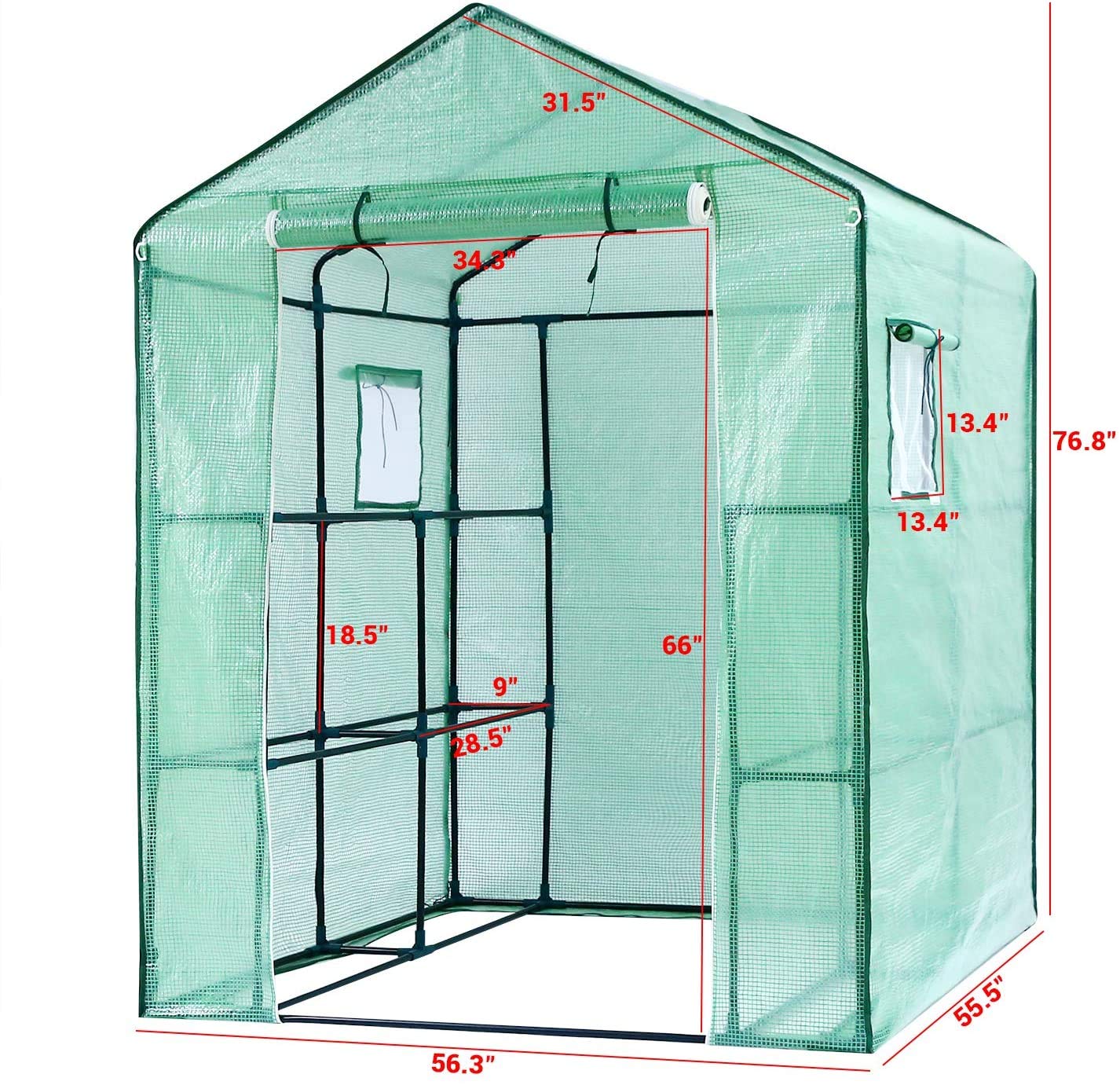 Greenhouse with Observation Windows