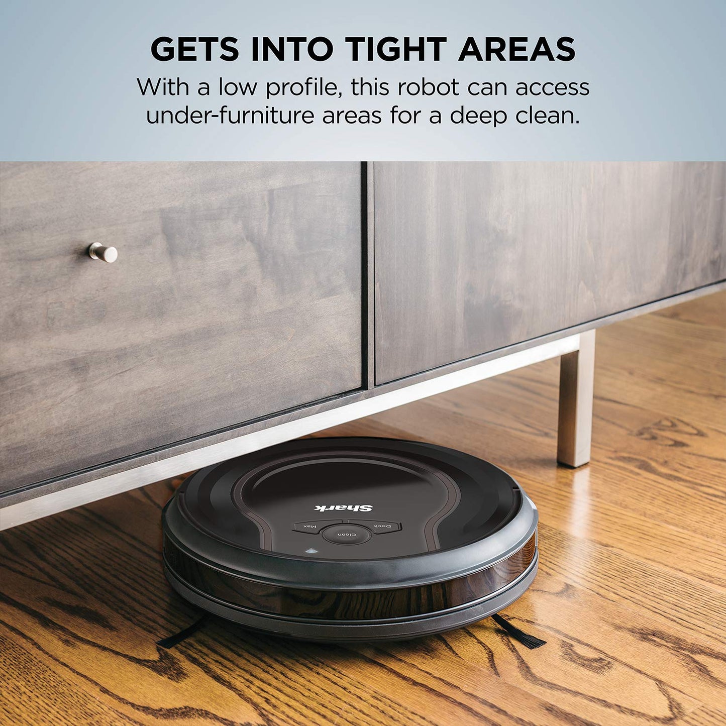 Vacuum Robot Wi-Fi Connected with Alexa Long Runtime Black