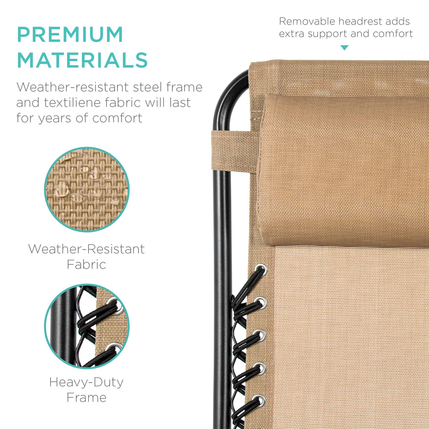 Lounge Chair Recliners Adjustable Set of 2