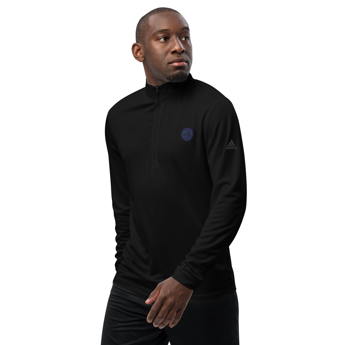 Quarter Zip Pullover Chikara Premium Eco-Friendly side view adidas walking