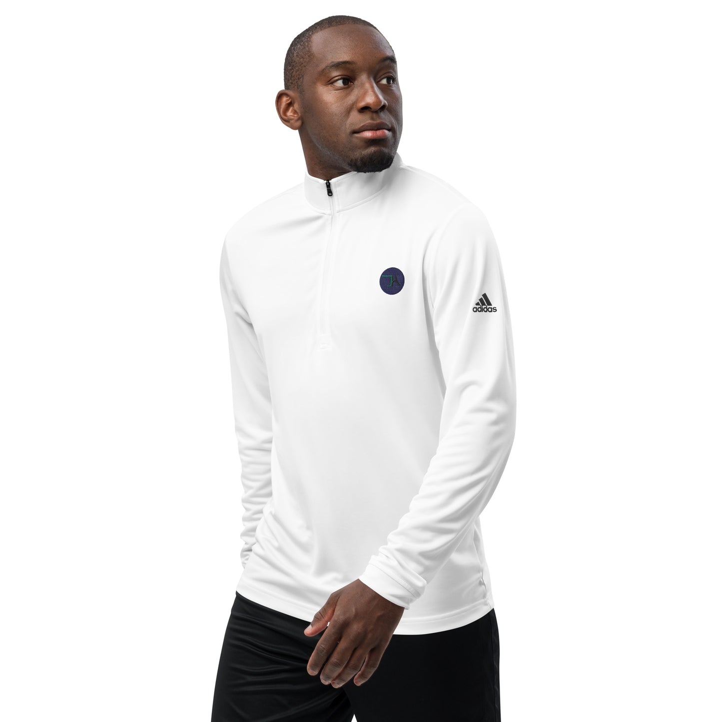 Quarter Zip Pullover Chikara Premium Eco-Friendly walking black man sport