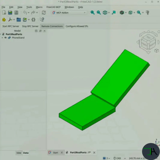 Design Real 3D Objects in FreeCAD Using AI