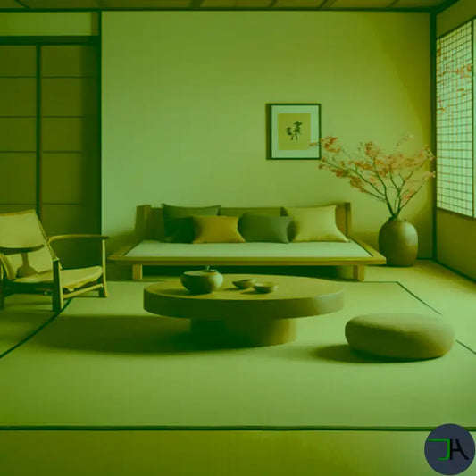 Dive into the tranquility of Japanese-inspired home setups with Chikara Houses. Japanese very peaceful room design