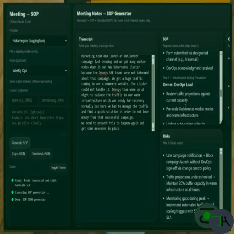 Turn Meeting Transcripts Into SOPs