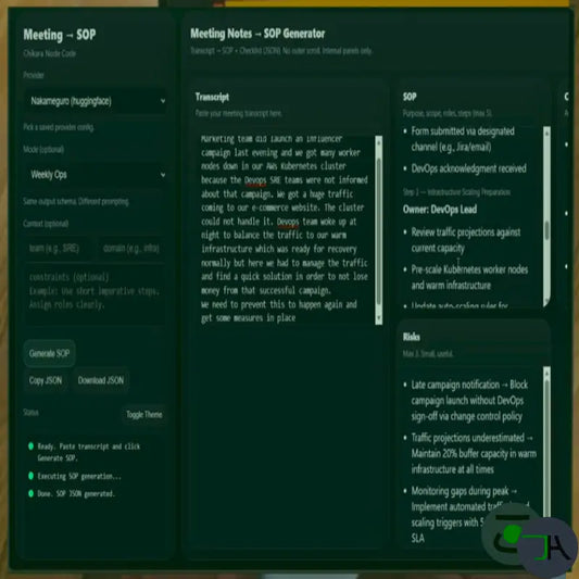 Turn Meeting Transcripts Into SOPs