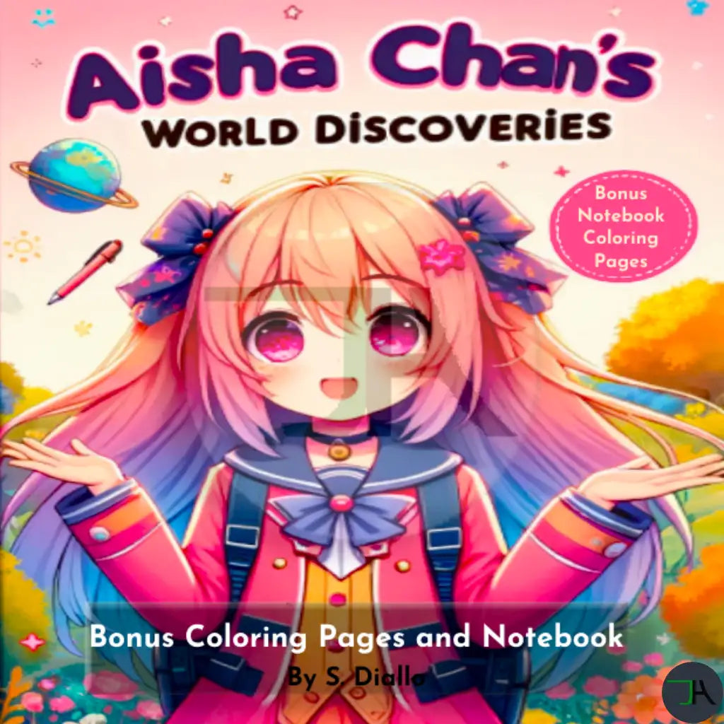 Aisha Chan's World Discoveries - Bonus Activity Notebook and Coloring Images - Special Edition: EN - FR - JP book cover