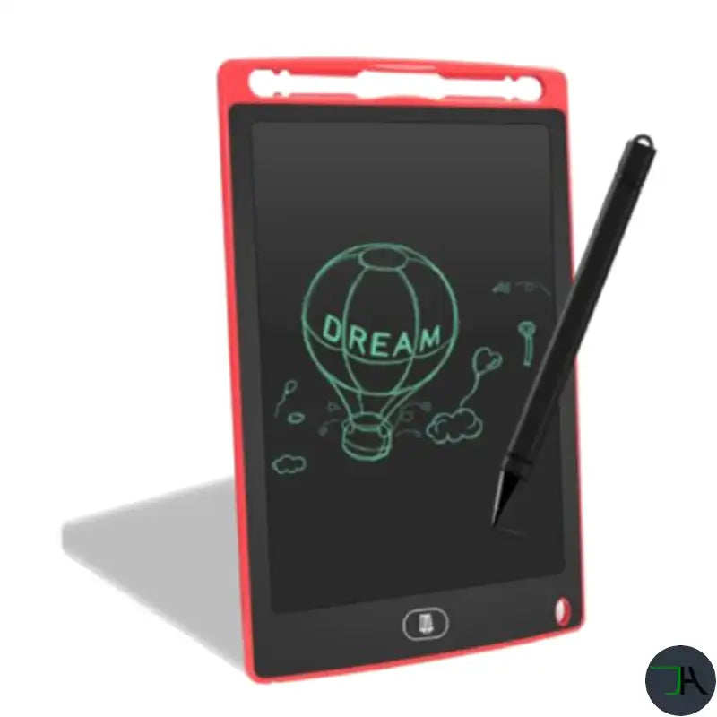 Chikara Houses LCD Writing Board - Reusable Children's Drawing Pad red