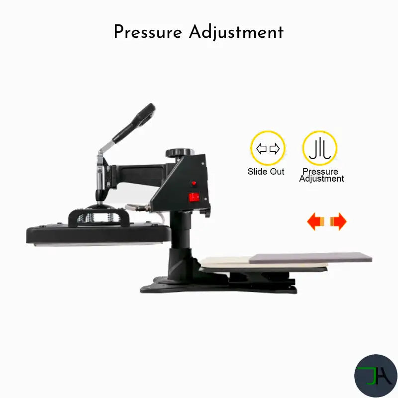 Combo Heat Press Machine 6 in Multifunctional Sublimation Printer Transfer for Mug Hat Plate T-Shirt pressure adjustment