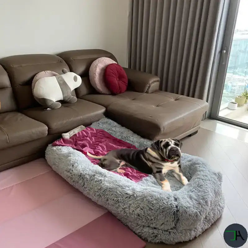 Giant Dog Kennel Super Large - Ultimate Comfort Human Giant Dog Nest luxury living room
