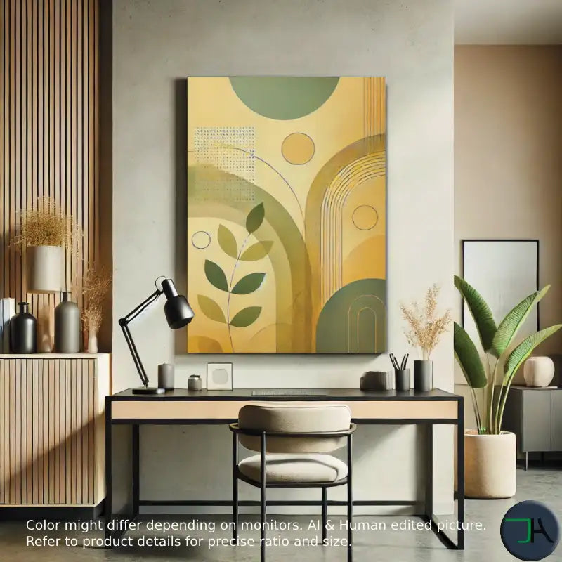 Canvas - Tranquil Flow - Chikara Esprit Zen Metal Prints - Home Office