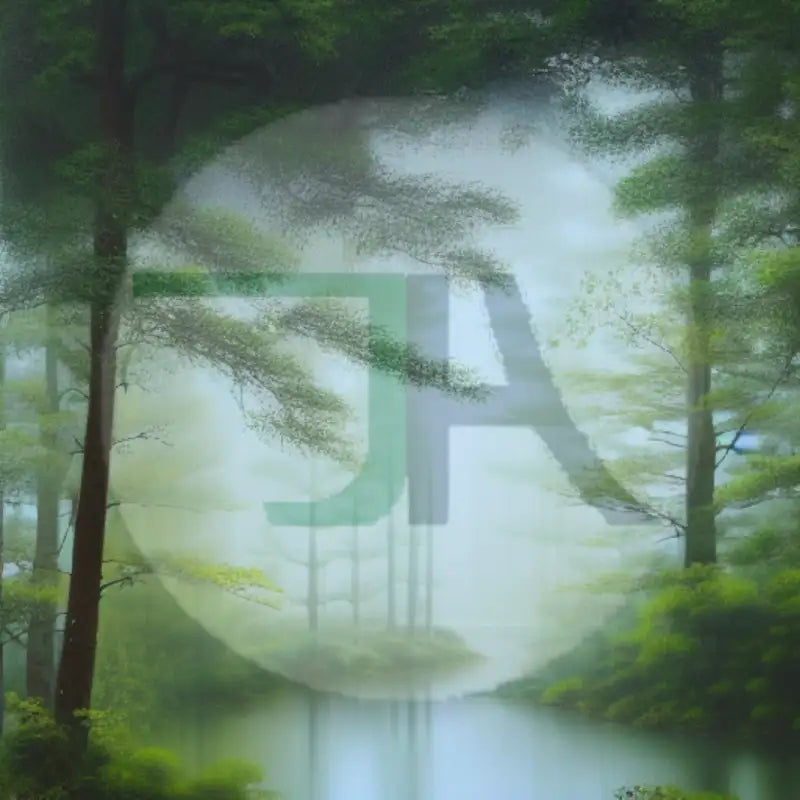 Peaceful Flow - Japanese Guardian Trees of Mysterious Forgotten River art