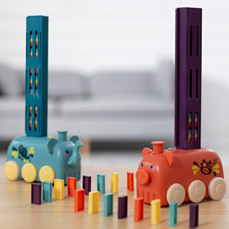 Magical Domino Train Toy Set | Brain Development, Stacking Blocks, Electric, Fun for Kids play