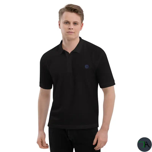 Chikara Premium Men's Black Polo - Classic Style and Unmatched Comfort -face