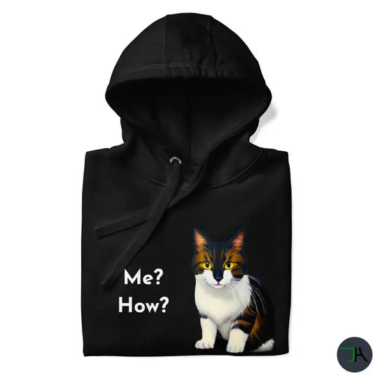 Meow-Tastic Cat Sweatshirt - Unisex Hoodie with Hidden Humor 