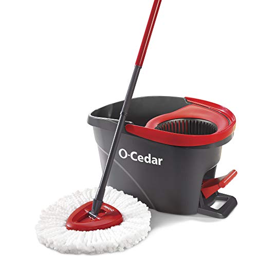 Bucket Floor Cleaning System, Red, Gray red grey white Chikara Houses