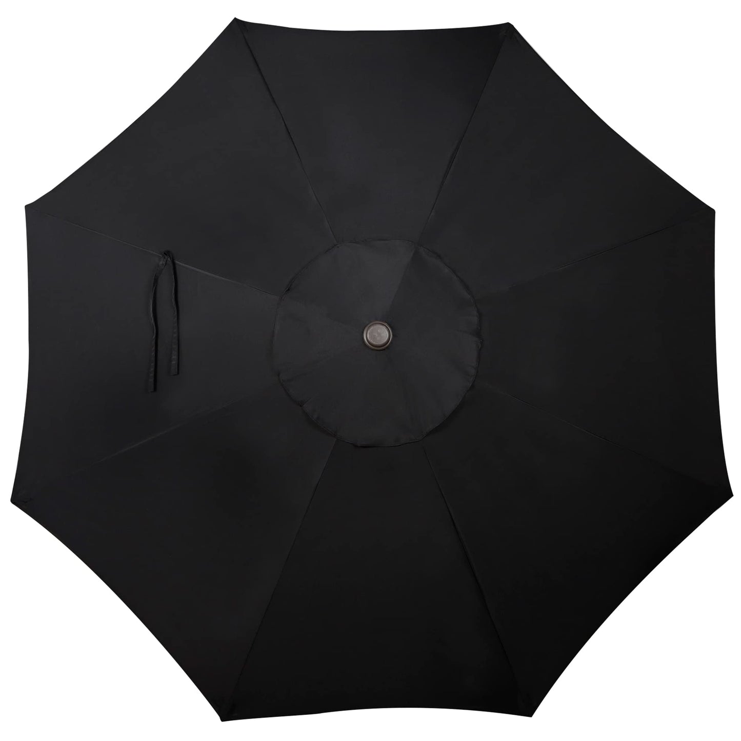 Patio Umbrella Striped with Push Button