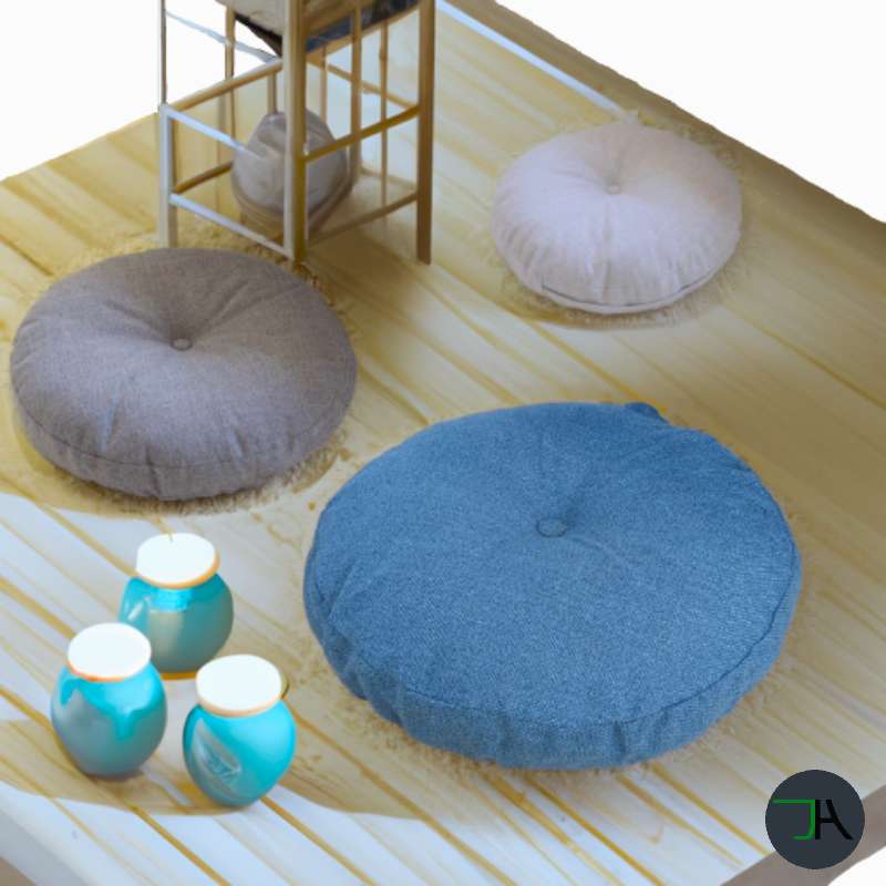 Chikara ZenComfort Tatami - 70cm Japanese Tatami Floor Cushion with Washable Cover floor