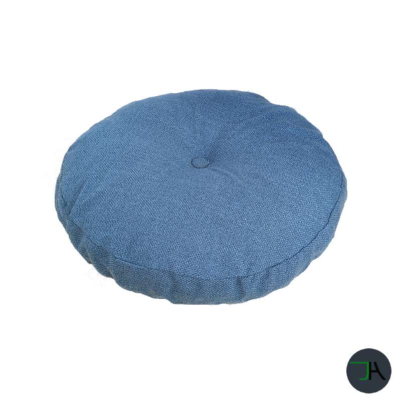 Chikara ZenComfort Tatami - 70cm Japanese Tatami Floor Cushion with Washable Cover blue