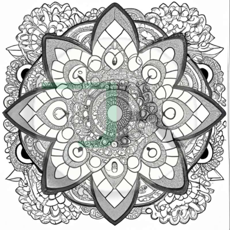 Coloring Pages for Adults & Kids - Diverse Themes for Stress Relief and Relaxation chikara houses mandala