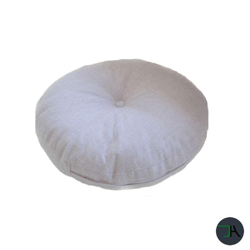 Chikara ZenComfort Tatami - 70cm Japanese Tatami Floor Cushion with Washable Cover white presentation